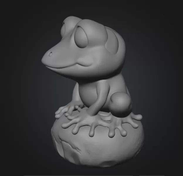 lucky frog - Model preview 2