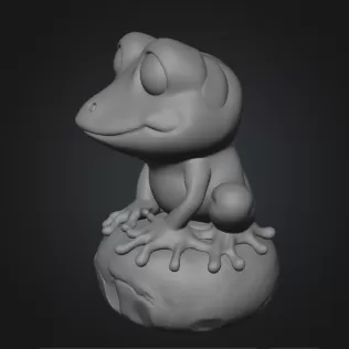 lucky frog - Model thumbnail 2