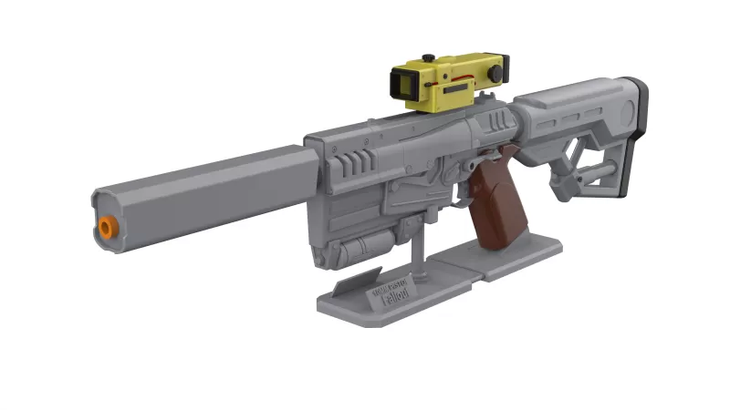 Fallout Weapons Bundle - 2 Printable models - STL - Personal Use - Model preview 21