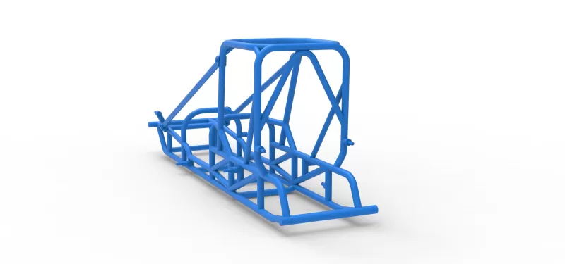 Frame of Dirt Silver Crown Champ car Scale 1:25 - Model preview 10