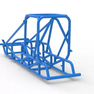 Frame of Dirt Silver Crown Champ car Scale 1:25 - Model thumbnail 10