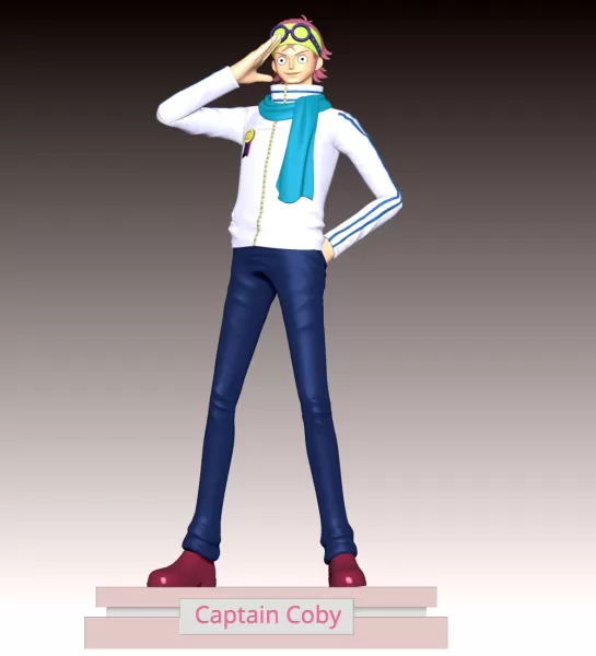 Captain Coby - One Piece - Model preview 2