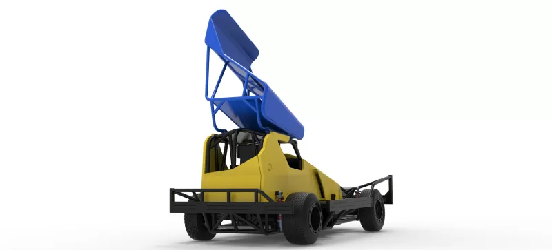 BriSCA Formula 1 Stock Car for Dirt Version 2 Scale 1:25 - Model preview 19