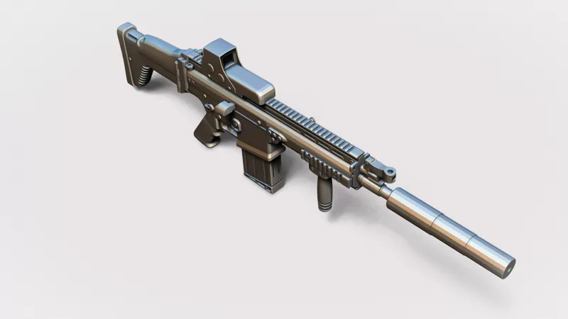 FN SCAR #RoZ - Model preview 7