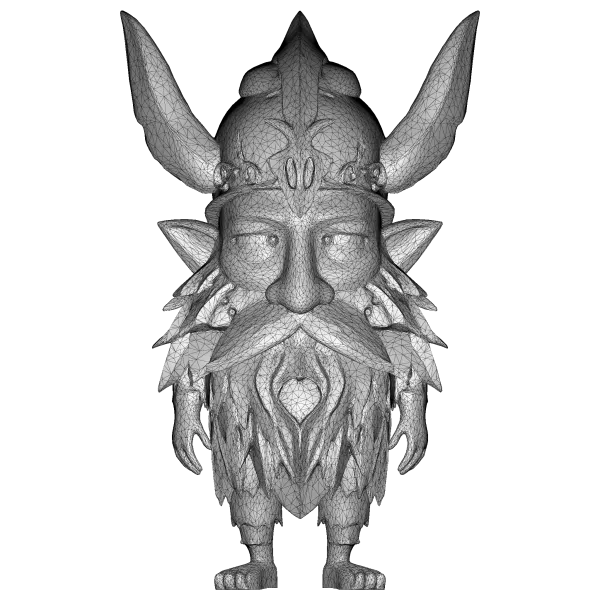 Woodland Fae Character Pack (10 High-Poly Kitbash Figures) - Model preview 15