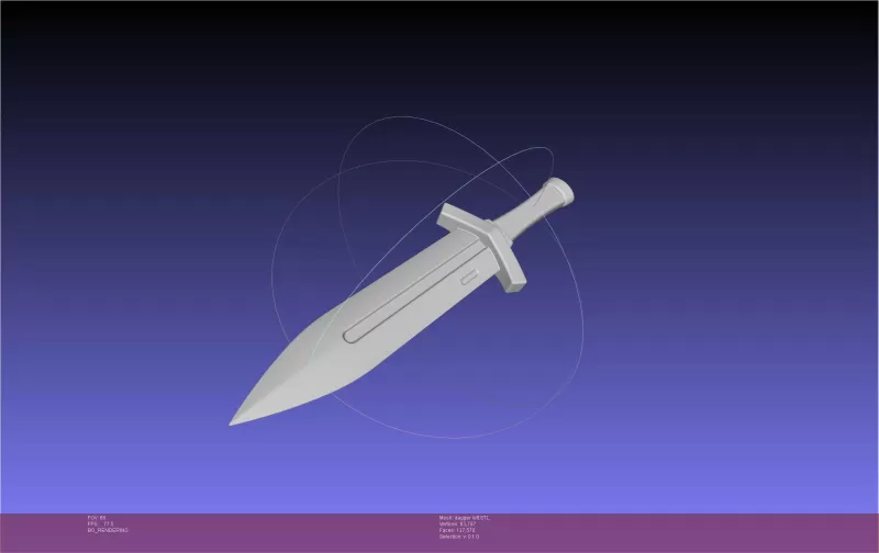 Vinland Saga Thorfinn Daggers - Model preview 5