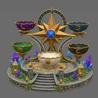 Astral Constellation Offering Sanctuary STL File for 3D Print - Model thumbnail 7