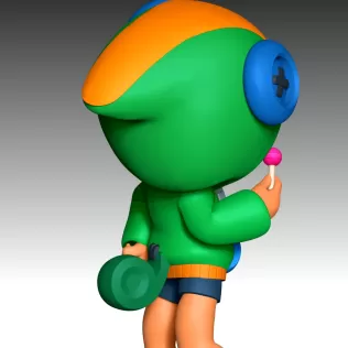Leon - Brawl Stars - Model thumbnail 8