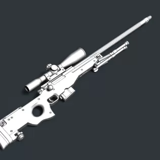 AWP Sniper Rifle RoZ - Model thumbnail 5