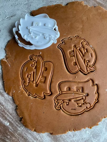 Jotaro Kujo Cookie cutter (Jojo's Bizarre Adventures). - Model preview 1