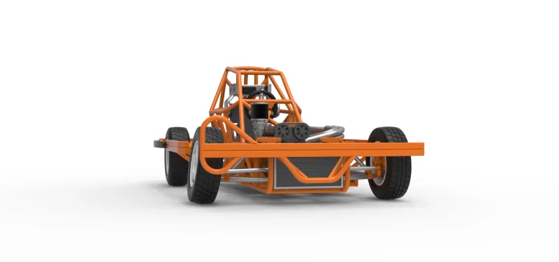 BriSCA Formula 2 Stock Car Base Scale 1:25 - Model preview 27