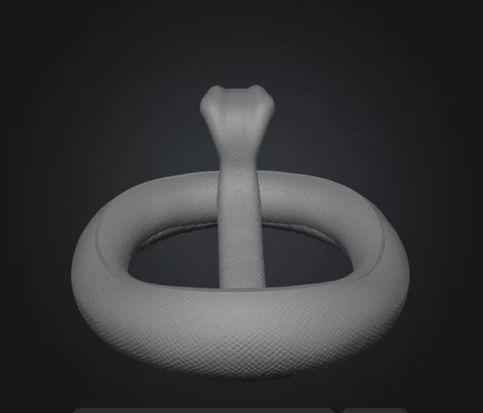 Ornamental Snake - Model preview 3