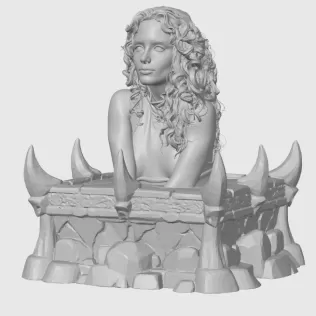 Gabriela Andrada 3D Bust Print - Model thumbnail 4