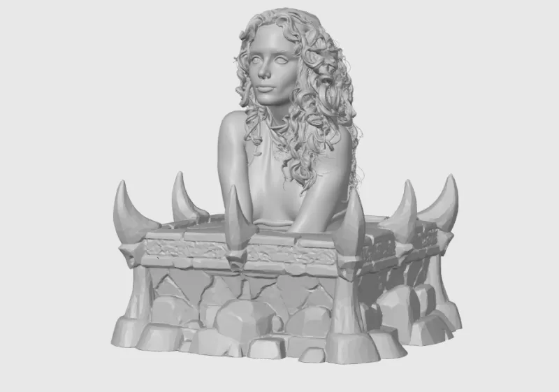 Gabriela Andrada 3D Bust Print - Model preview 4