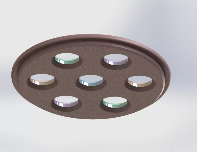 Montessori Interactive Color and Shape Sorting Kit 4-in-1 Set 3D - Model preview 12