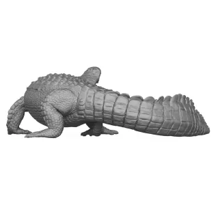 3D Printable Alligator - Model thumbnail 7