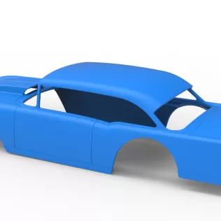 Shell of Vintage Dirt Modified stock car Version 9 Scale 1:25 - Model thumbnail 10