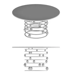 Galaxy dining table - Model thumbnail 1