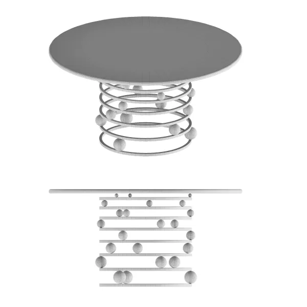 Galaxy dining table - Model preview 1