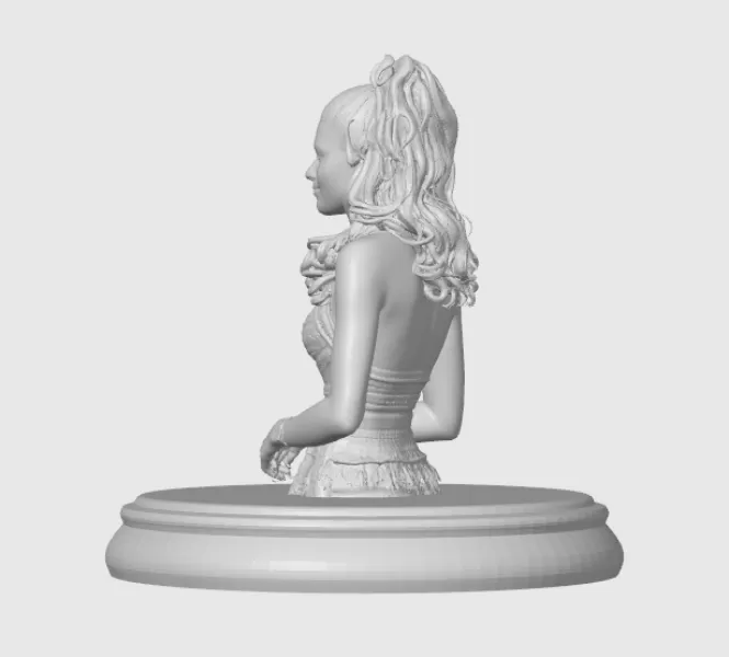 Zendaya 3D Bust - Model preview 5