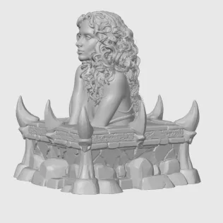 Gabriela Andrada 3D Bust Print - Model thumbnail 5