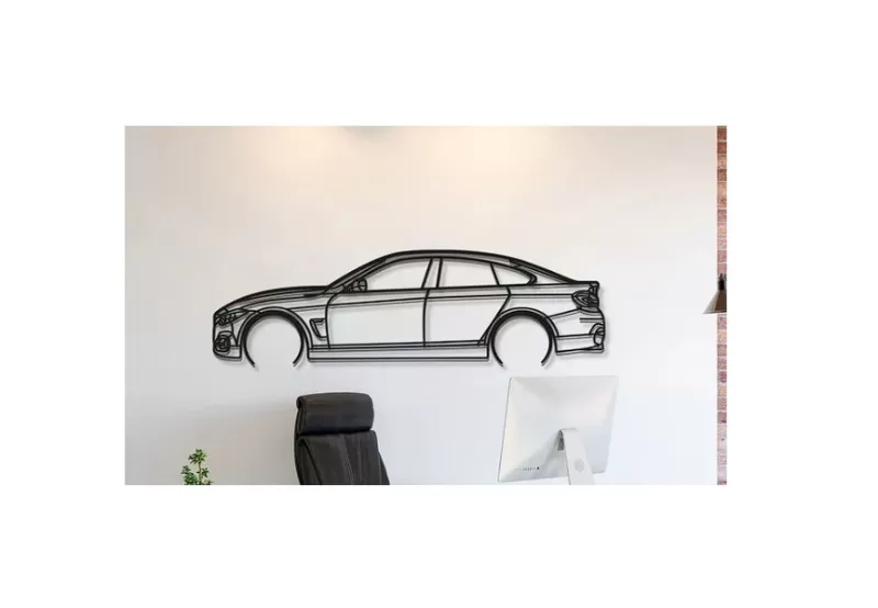 BMW - F36 4 Gran Coupe 2019 Wall Art - Model preview 1