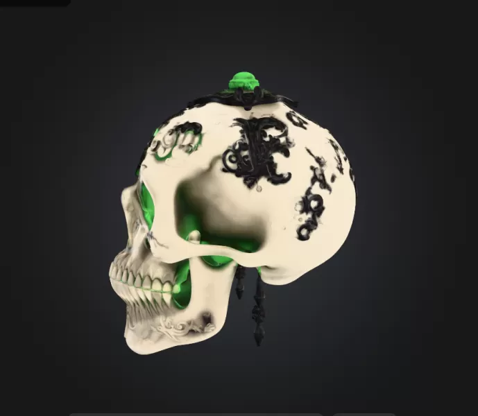 skull - Model preview 3
