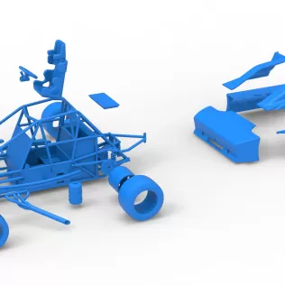 Experimental Pavement Silver Crown Car Version 2 Scale 1:25 - Model thumbnail 28