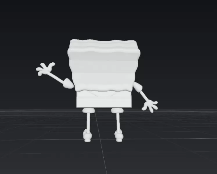 🍍 Bob Esponja – Figura Fan Art 3D para Impresión - Model preview 3