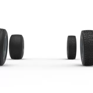 Wheel set of BriSCA Formula 1 Stock Car for Dirt V2 Scale 1:25 - Model thumbnail 3