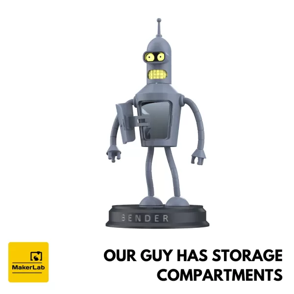 Bender - Printable 3d model - STL files - Model preview 6