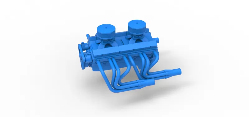 Engine V16 Scale 1:25 - Model preview 2