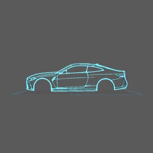 BMW - G82 M4 2022 Wall Art