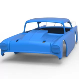Shell of Vintage Asphalt Modified stock car V9 Scale 1:25 - Model thumbnail 4