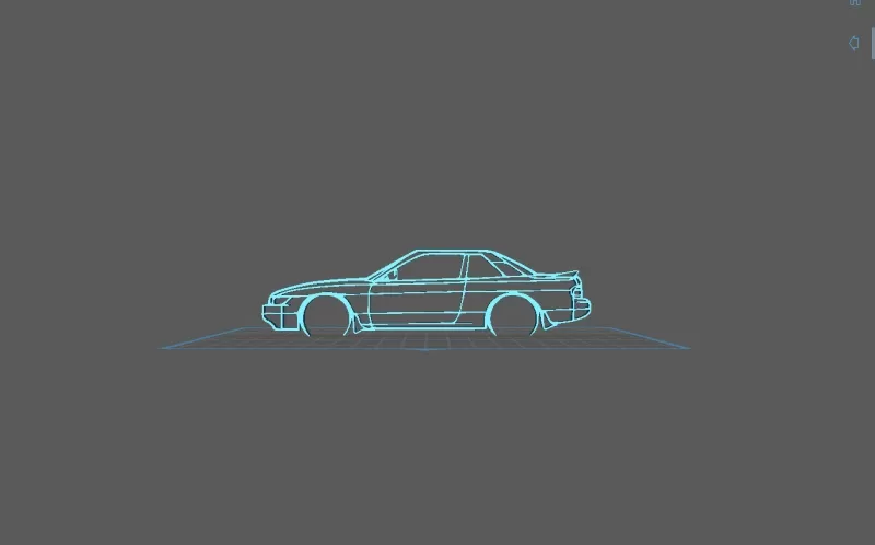Nissan - Silvia S13 1990 Wall Art - Model preview 1
