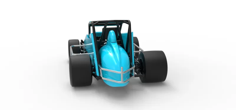 Pavement Sprint car Version 2 Scale 1:25 - Model preview 14