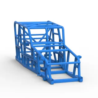 Frame of Dwarf car Scale 1:25 - Model thumbnail 17