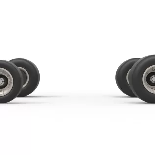 Wheel set of Vintage Asphalt Supermodified V2 Scale 1:25 - Model thumbnail 4