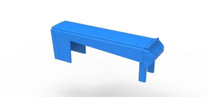 Hood of Pulling tractor Version 5 Scale 1:25 - Model preview 10