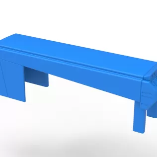 Hood of Pulling tractor Version 5 Scale 1:25 - Model thumbnail 10