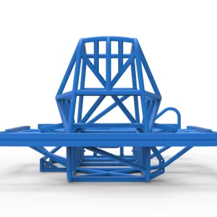 Frame of BriSCA Formula 2 Stock Car Scale 1:25 - Model thumbnail 12
