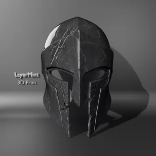 Minimalist Spartan Helmet - Model thumbnail 4