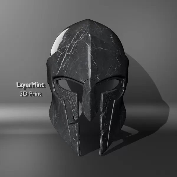 Minimalist Spartan Helmet - Model preview 4