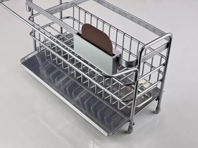 Dish Scraper Holder Compatible with Kitchen Caddy Organizers - Model preview 2