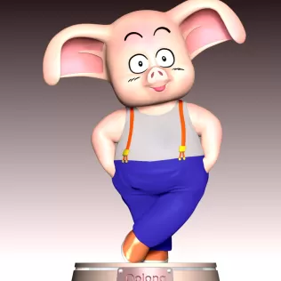 Oolong - Dragon Ball - Model thumbnail 2