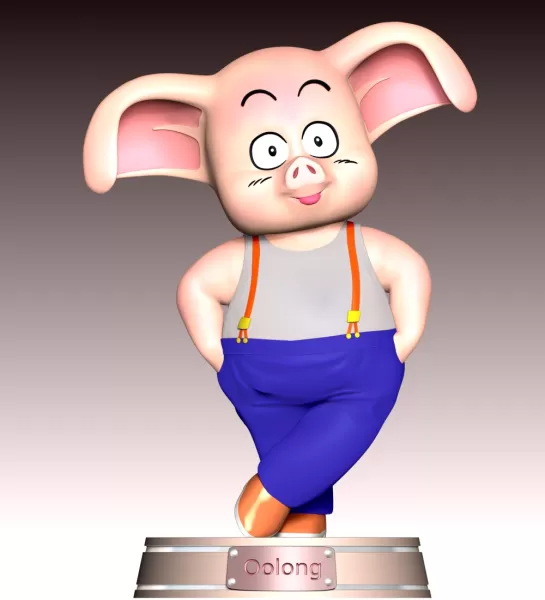 Oolong - Dragon Ball - Model preview 2