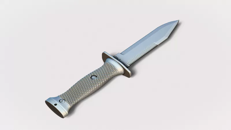 Ontario Mark 3 Navy Knife #RoZ - Model preview 6
