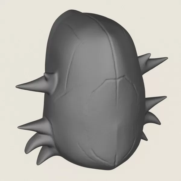 Horror Skull Print Ready 3D Model - Model preview 5