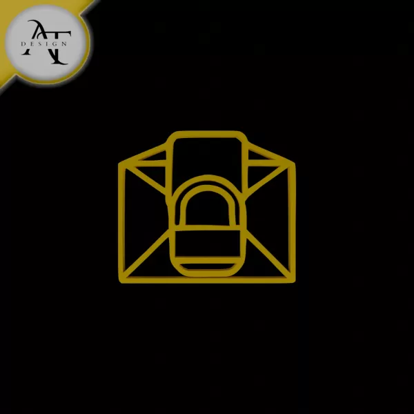 Simple Letter Symbol - 2D Art - Model preview 1