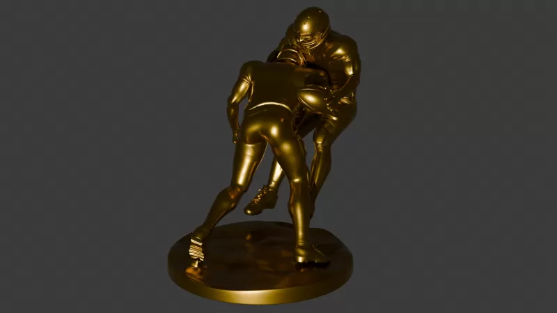 PACK OF 4 POSITIONS - 3D AMERICAN SOCCER PLAYERS - Model preview 14